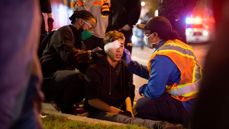 Anti-ICE Protester Claims PERMANENT Blindness