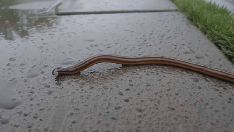 Hammerhead Worms CRAWL Out After Rain DO NOT TOUCH