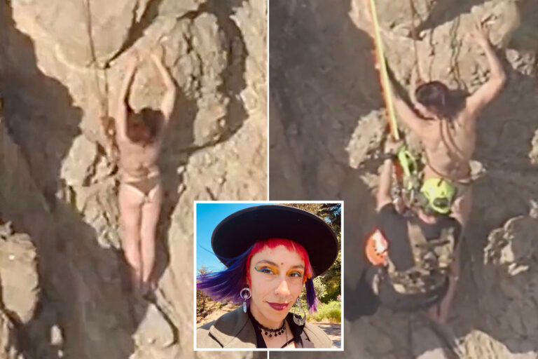 Swimmer PINNED To Rocks As Waves KEEP SLAMMING